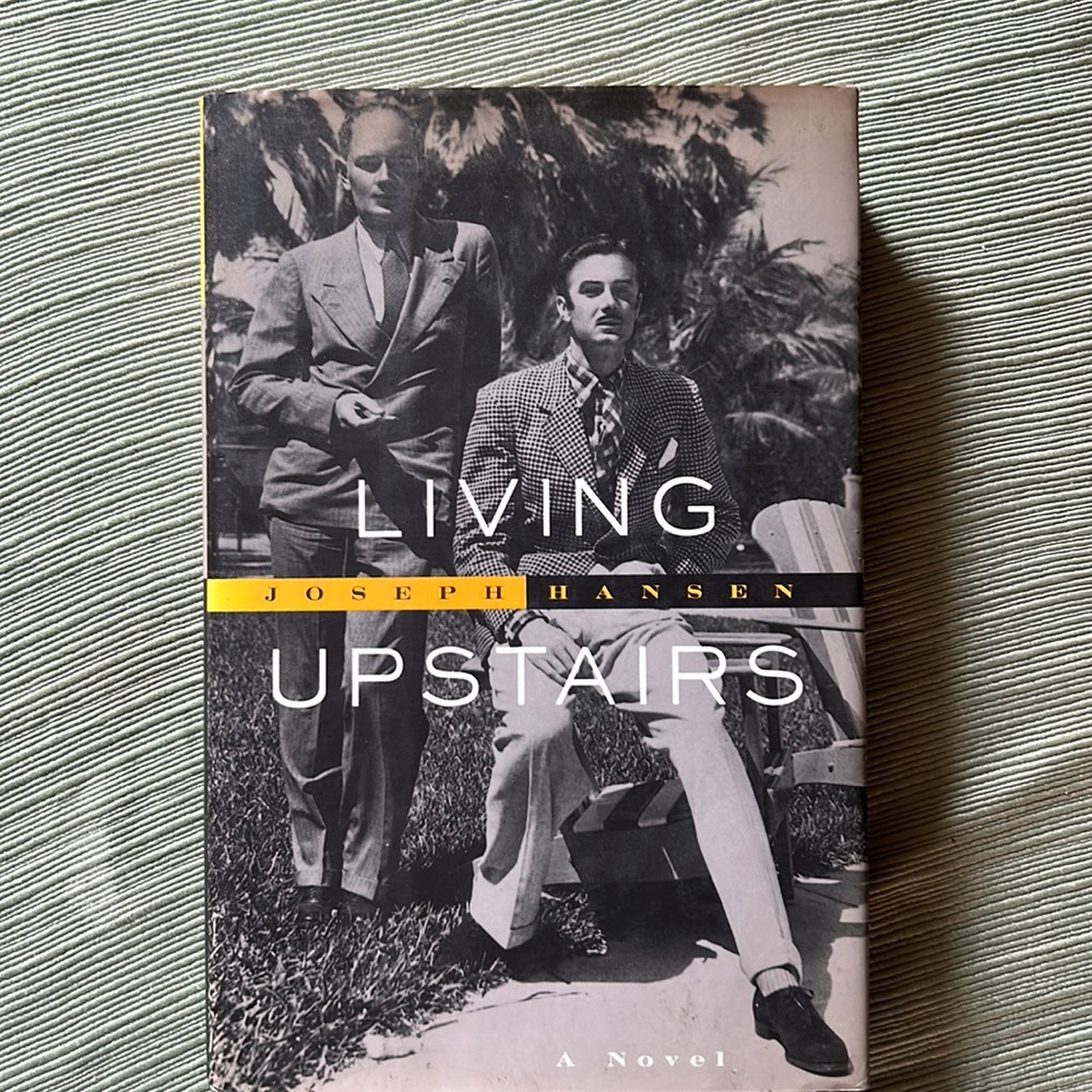 Like new book, gay interest, a novel living upstairs by Joseph Hansen
